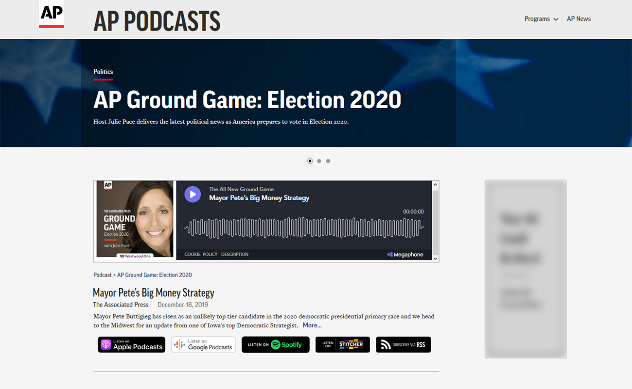 AP Podcasts – Informative podcasts hosted by Associated Press